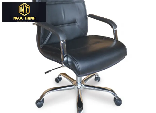 Ghế lãnh đạo có đệm tựa bọc da SG718